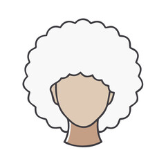 Afro hair style curly hair wig hairstyle beauty fashion trend afro hairstyle curly wig trend