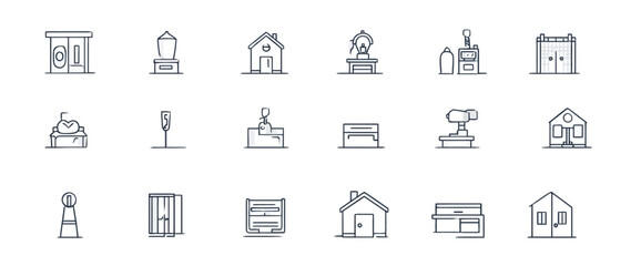 icon sheet, simple shapes, Clapper icons