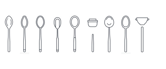 icon sheet, simple shapes, Spoon icons