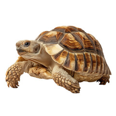 Fototapeta premium Majestic Tortoise in Exquisite Detail , isolated on white background PNG