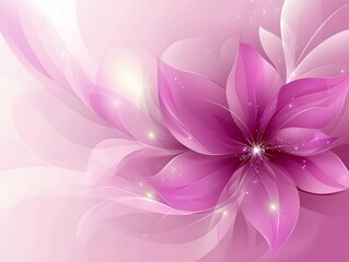 Obraz premium Abstract Pink Flower Blossom Design Background