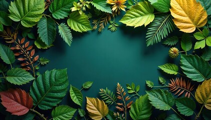 Nature's repeating foliage creating a natural texture , pattern, vibrant, stone