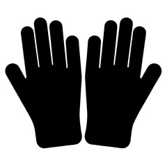 Obraz premium Two black hands presented side by side in an illustration style