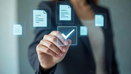 Streamlining Business Processes  Holographic Icon Technology for Document Management