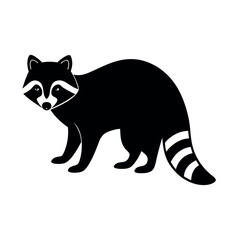 Raccoon Forest Mammal Vector Design