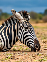 Dead zebra, amboseli national park, kenya