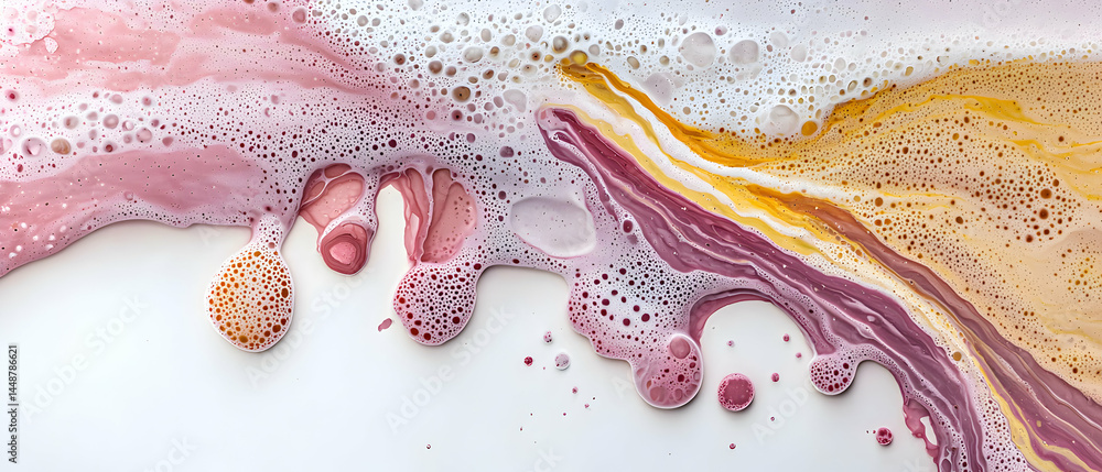 Poster abstract art featuring flowing colors and textures. ideal for backgrounds or decorative elements in 