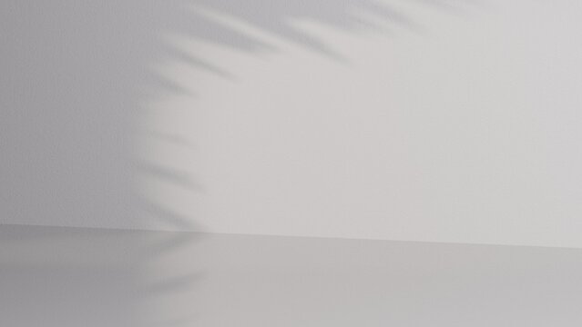 Organic drop shadow on a white wall