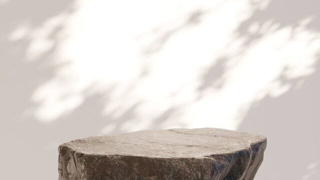 Organic drop shadow on a white wall