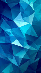 Fototapeta premium abstract blue triangle background