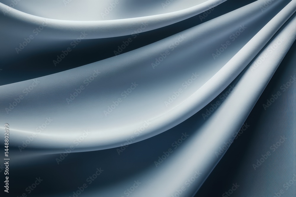 Aufkleber minimal gray-blue gradient background with soft shadows for modern design