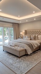 Minimalist interior peaceful retreat high resolution picture