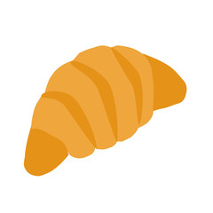 croissant vector illustration isolated on white background