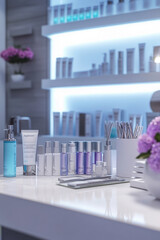showcasing modern dermatology clinic with advanced skincare treatments.