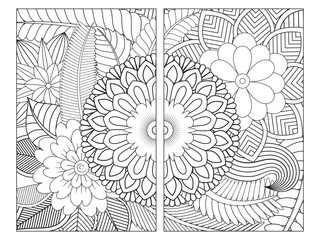 PrintFlowers Coloring Pages For Adules