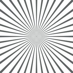Hallucinations line black and white concentric middle point abstract background vector illustration. Radial Lines Bursting Outward.