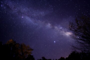 Fototapeta premium Cosmic Scene with Planets Stars Galaxies 