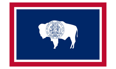 Wyoming state flag