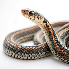 Obraz premium snake on a white background