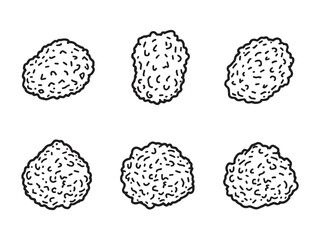 Pullover Sweater Line Art Illustration