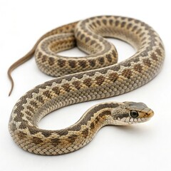Obraz premium snake on a white background