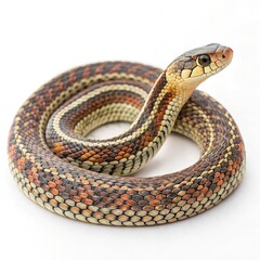 snake on a white background