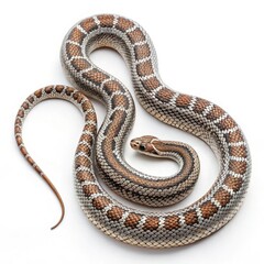 Obraz premium snake on a white background