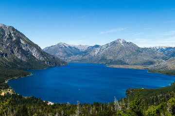 Lago Epuyen, Puerto patriada. Patagonia Argentina