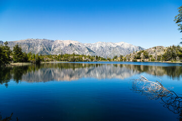 Fototapeta premium Laguna los Alerces, Chubut, Patagonia Argentina