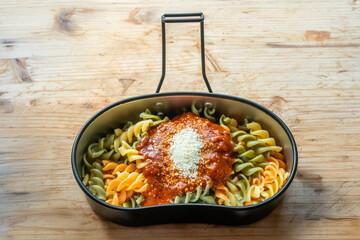 パスタ料理　 pasta outdoors and at campsites