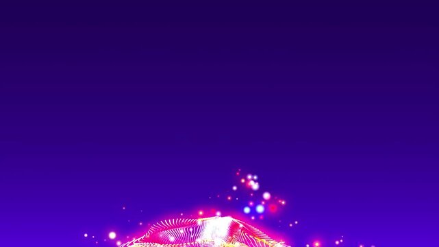 Liquid type movable object with sparkling idea.