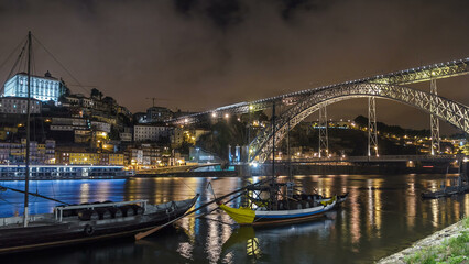 Timelapse The Dom Luis Bridge