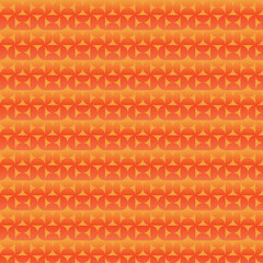 Retro Orange Geometric Pattern
