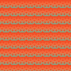 Fototapeta premium Geometric Orange and Teal Pattern
