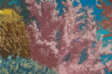 Various oil paintings, flowers, fruits, marine creatures, landscapes, waterfalls, plum blossoms, beautiful scenery