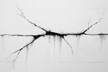 Abstract Crackle Painting