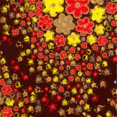 oriental, natural, abstract, watercolor, hand-painted, branches, element, boho, hand painted, fabric, plant, vintage, modern, retro, leaf, flower, texture, wallpaper, spring, illustration, nature, flo