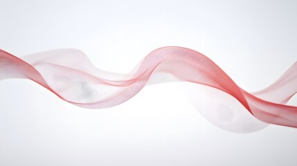 Abstract Red Wave Lines Flowing Elegant Background