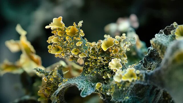 A close up of a plant with yellow flowers