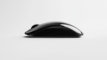 Modern Wireless Mouse on Clean Background  Sleek Design for Office and Home Use