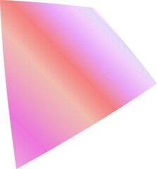 Vibrant Spiked Gradient Elements in Pink, Bubblegum and Peachy Orange Hues – Abstract Modern Shapes for Bold Creative Design