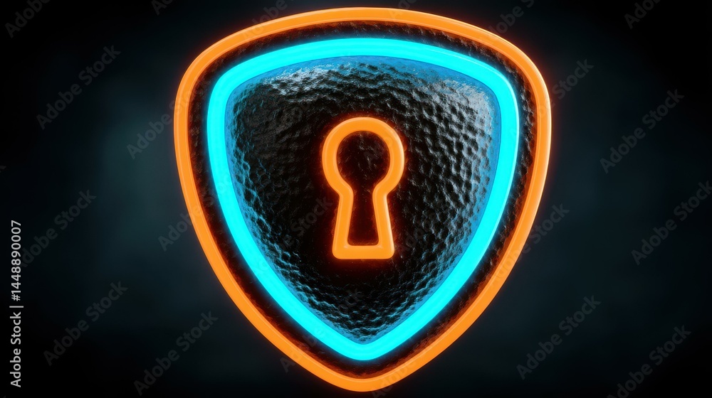 Poster shield your data with topnotch cyber security protect your network and boost privacy for ultimate pe