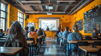 Digital marketing team conducting a workshop on content creation sharing best practices and innovative techniques