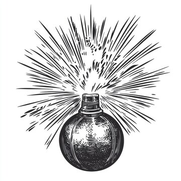 recommend clip art: Explosive bomb graphic