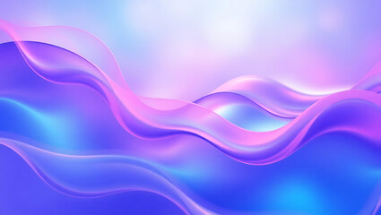 Ethereal Blue and Pink Gradient Abstract Background: Artistic, Fluid, Contemporary Design