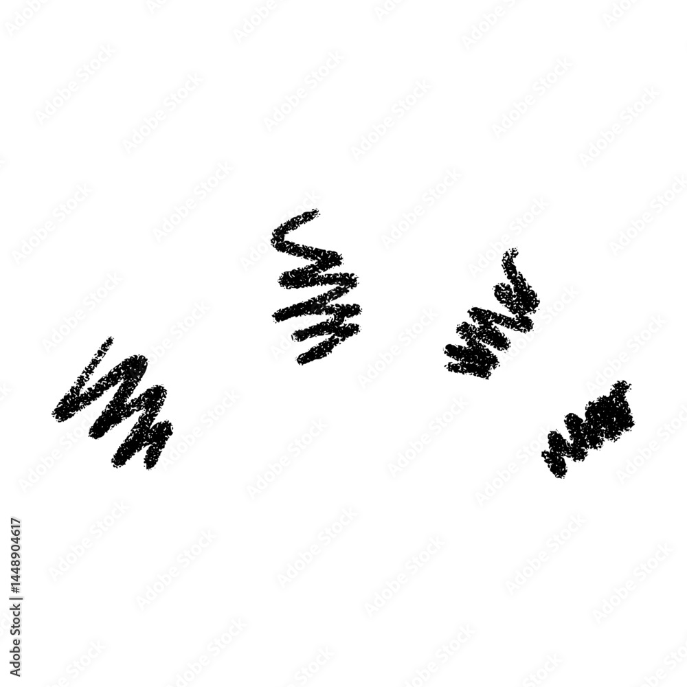 Poster manga-style speed lines with sketchy movement marks. cartoon motion elements and fun action stroke. 