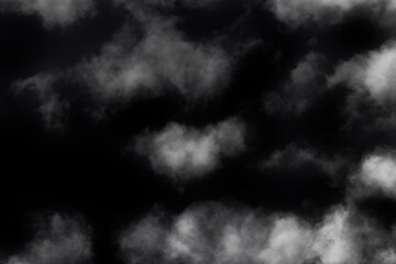 Dramatic White Clouds for Fog Overlay Effects on Photos and Graphic Design