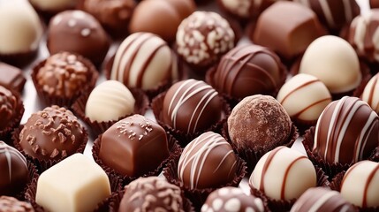 Assorted Delicious Chocolate Truffles