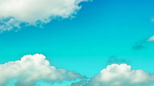 Sea blue sky generation AI background
