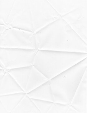 crumpled white paper texture background